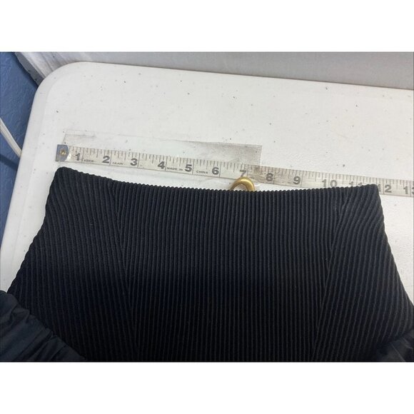 NEW with tags Aje Turner Bubble Mini‎ Skirt Black Size XXS flouncy ribbed waist - Picture 5 of 9